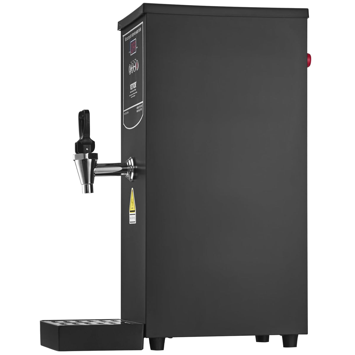 VEVOR Commercial Water Boiler, 10L Electric Hot Water Dispenser with 316 Stainless Steel Heating Tube, 1500W Step-by-step Fast Heating 50L/H Hot Water Boiler, for Coffee Tea Restaurant Office