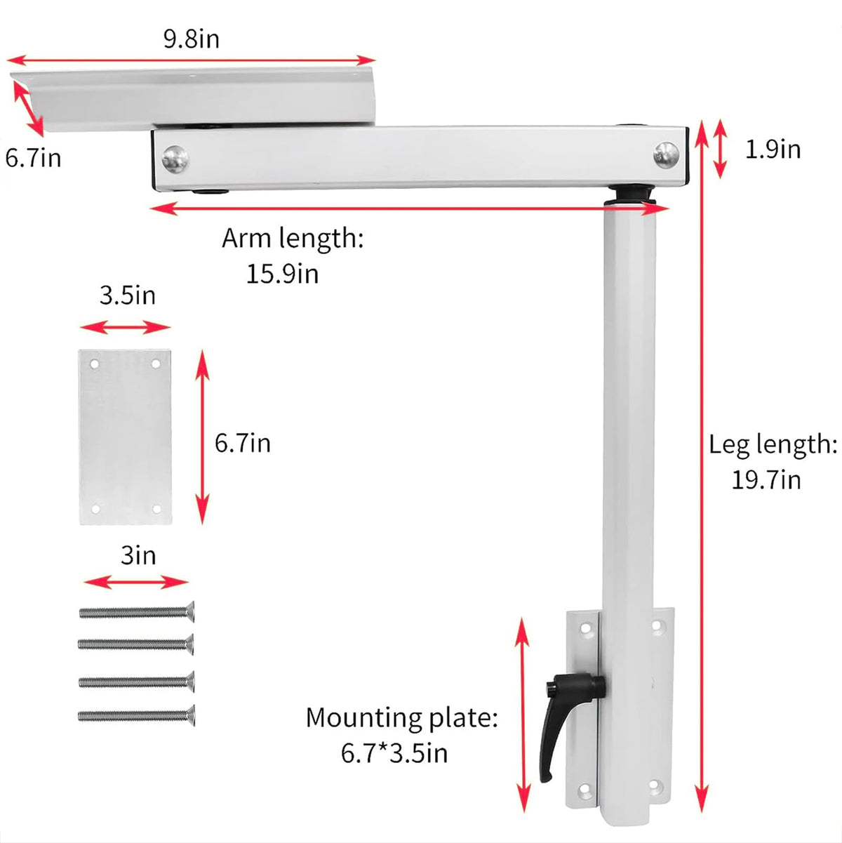 HWHongRV Removable Swivel Table Legs for The Campervan RV Recreational Vehicle or yatch…