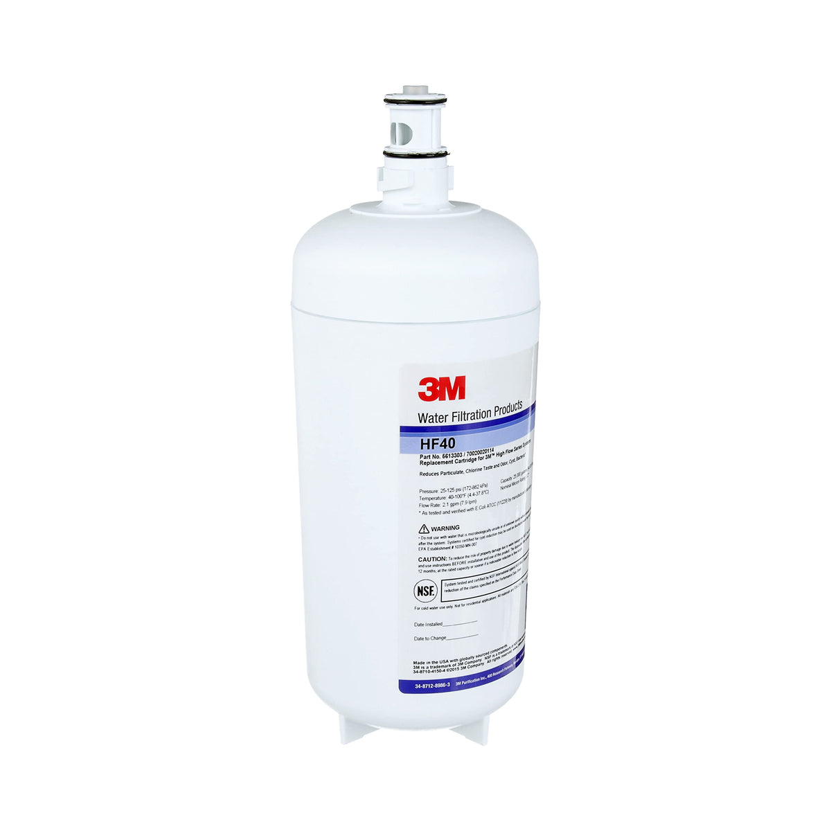 3M High Flow Series Replacement Cartridge HF40, 5613303