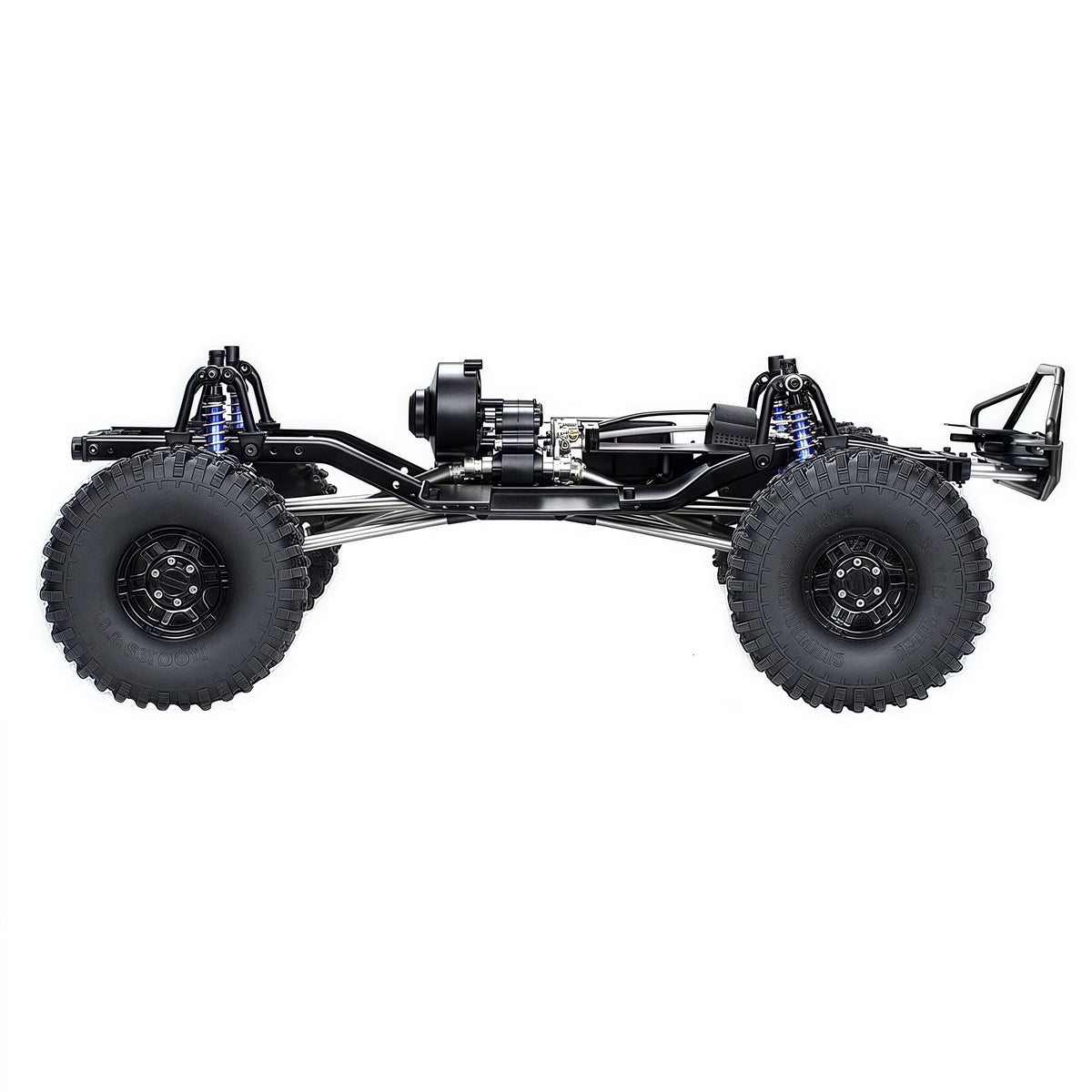 AMK 313mm Assembled RC Chassis with Wheels, Frame Kit for 1/10 RC Crawler SCX10 SCX10 II 90046 90047, Metal Chassis for DIY Upgrade