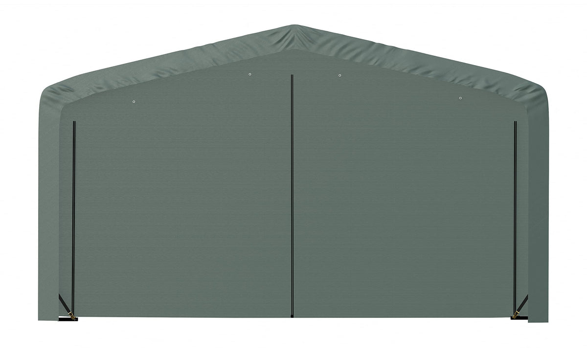 ShelterLogic ShelterTube Garage & Storage Shelter, 20' x 18' x 12' Heavy-Duty Steel Frame Wind and Snow-Load Rated Enclosure, Green