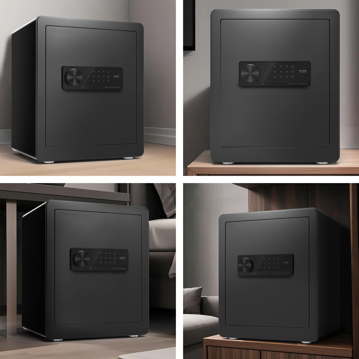 Safe Box, Home Safe with Fireproof &Waterproof Bag Caja Fuerte Para Dinero Money Safety Box for Cash Documents Safes for Home with Digital Electronic Keypad &Removable Shelf (2.0 Cubic Feet Digital)