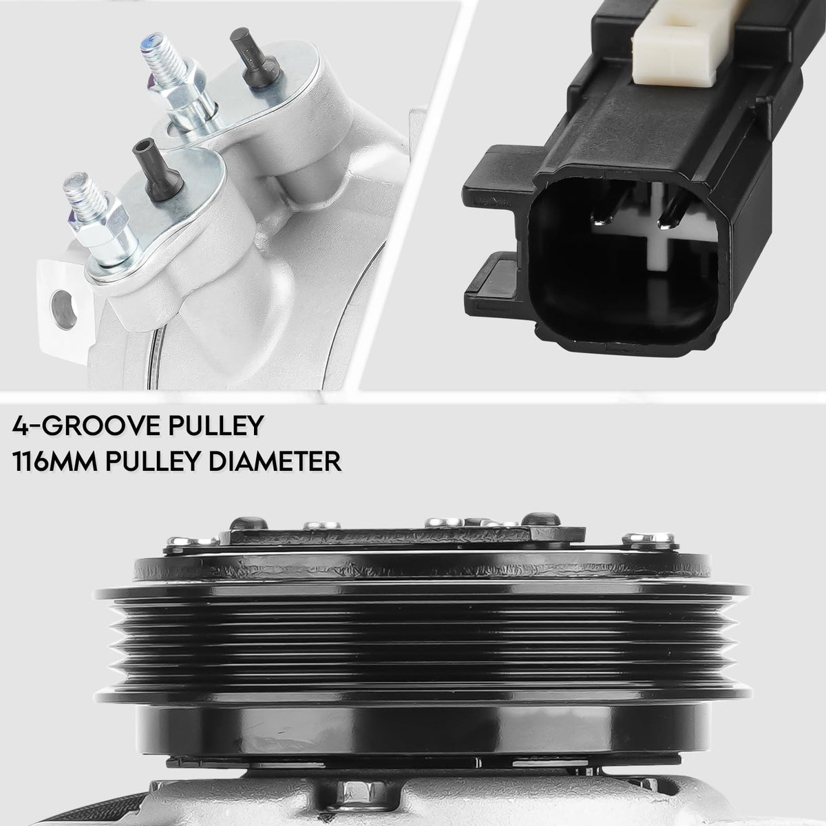 New AC Air Condition Compressor with Clutch for Ford F-150 3.5L 3.7L 2011-2014, for Ford Expedition 2015-2017,for Lincoln Navigator 2015-2017