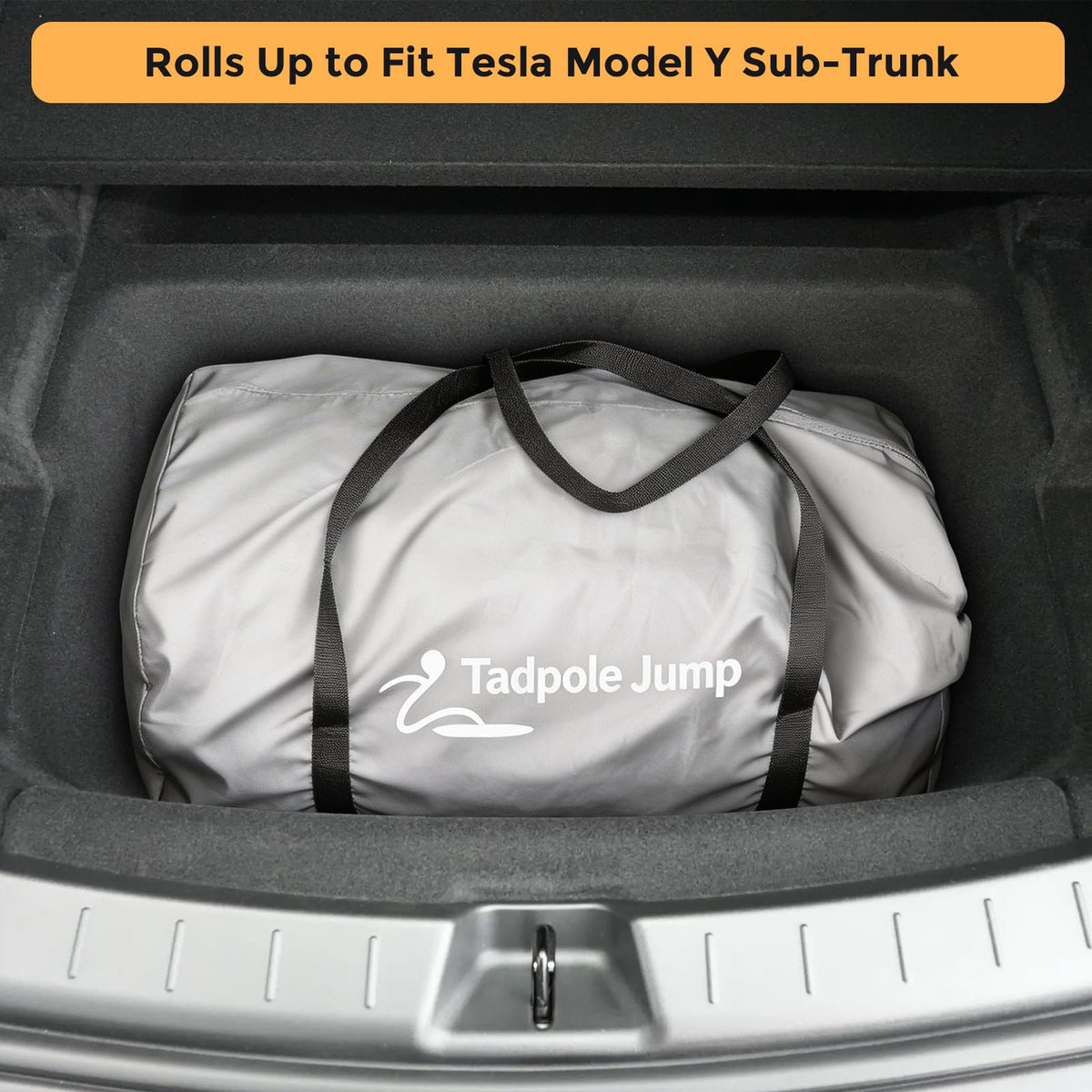 4-Inch Hybrid Air Foam Tesla Model Y Mattress, Self-Inflating SUV Car Sleeping Pad with Multi-Functional Rechargeable Pump, Comfortable & Flat Car Bed for Camping or Travel (Anthracite Gray)