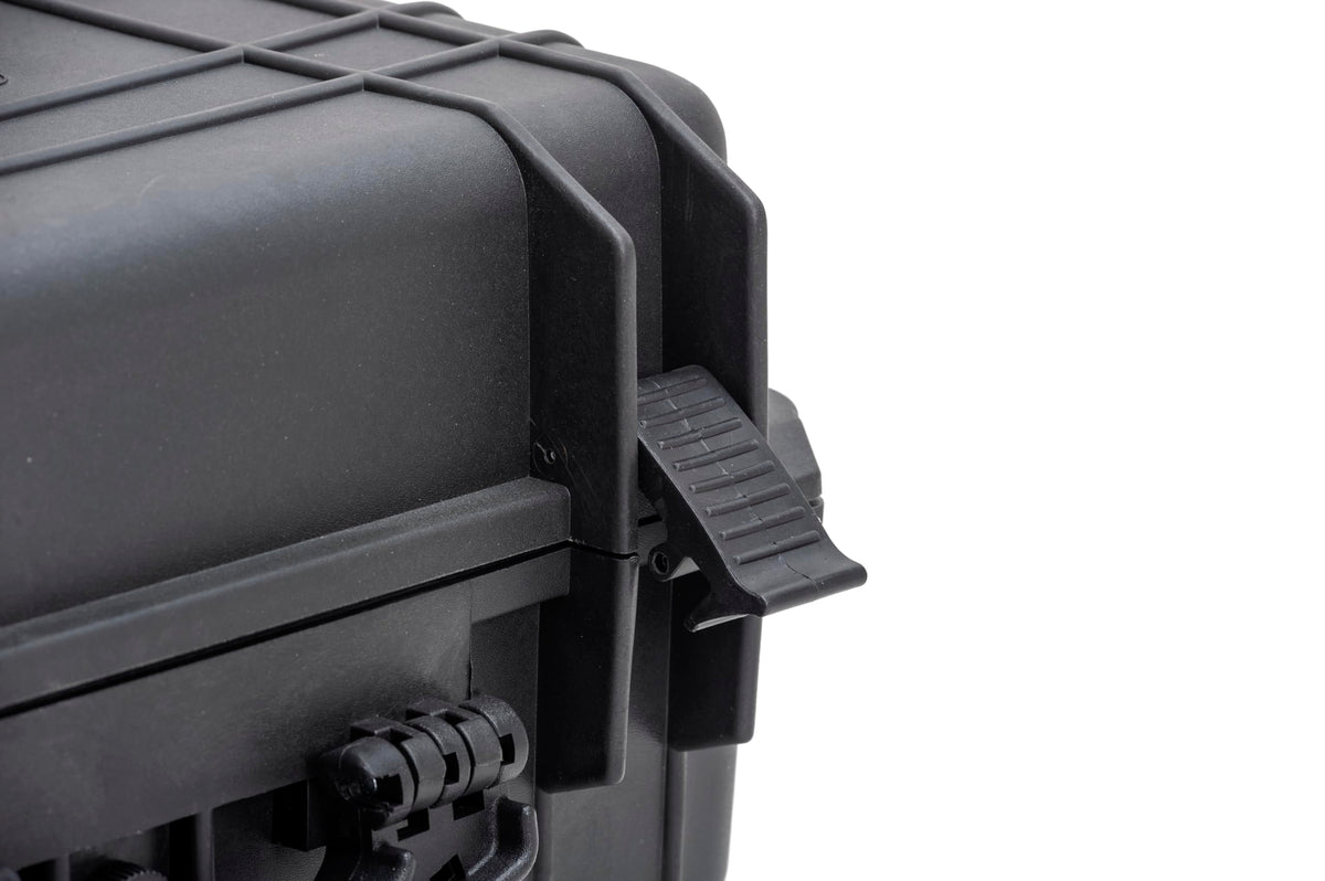MEIJIA Portable All Weather Waterproof Camera Case with Customized Fit Foam,Fit Use of Drones,Camera,Equipments,Pistols,Elegant Black(18.3 ”x14.57”x8.66”)