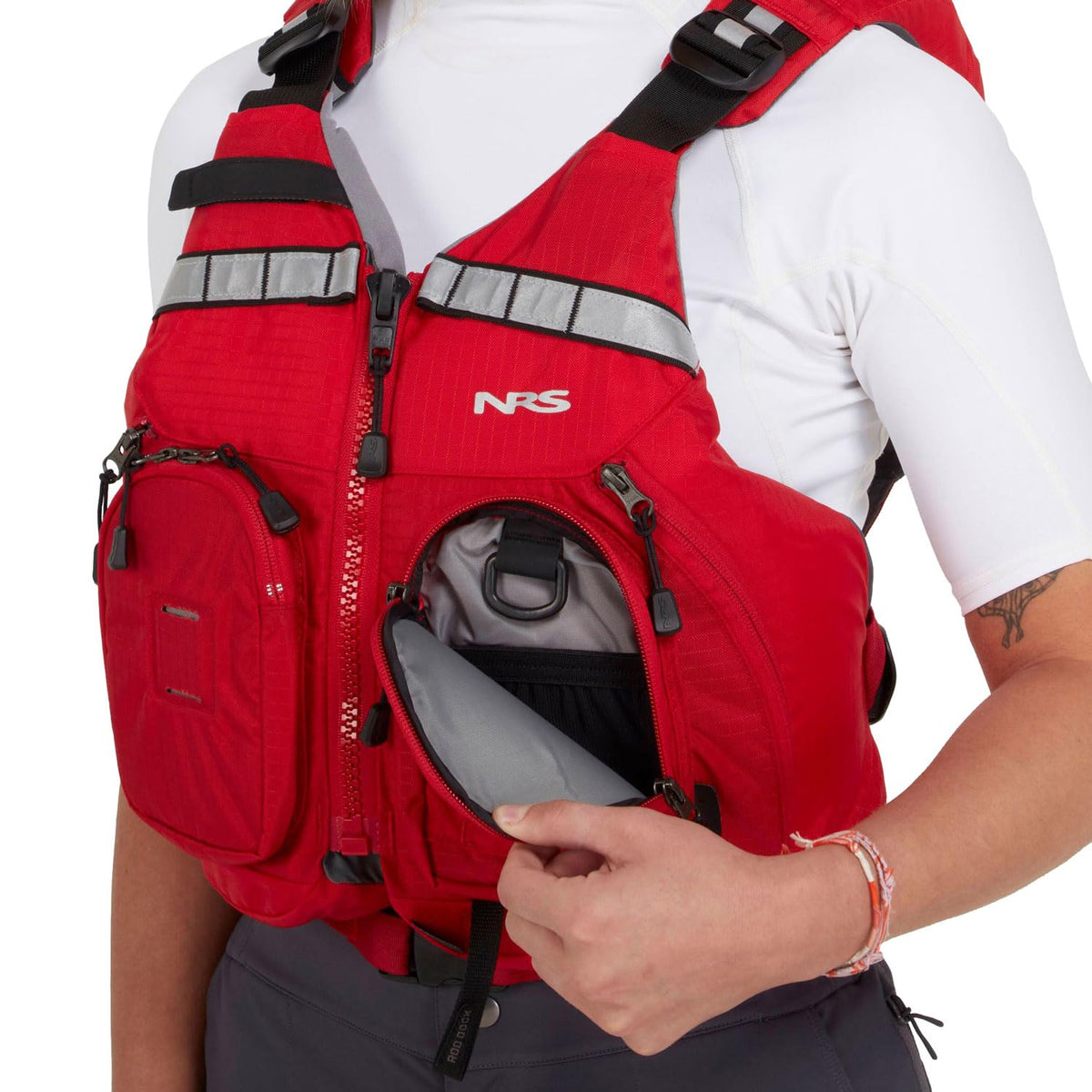 NRS Chinook OS Lifejacket (PFD) β Coast Guard Approved Adult Life Jacket for Off-Shore Kayaking, Fishing & Boating β Reflective Fishing Personal Flotation Device β Men's & Women's Life Vest