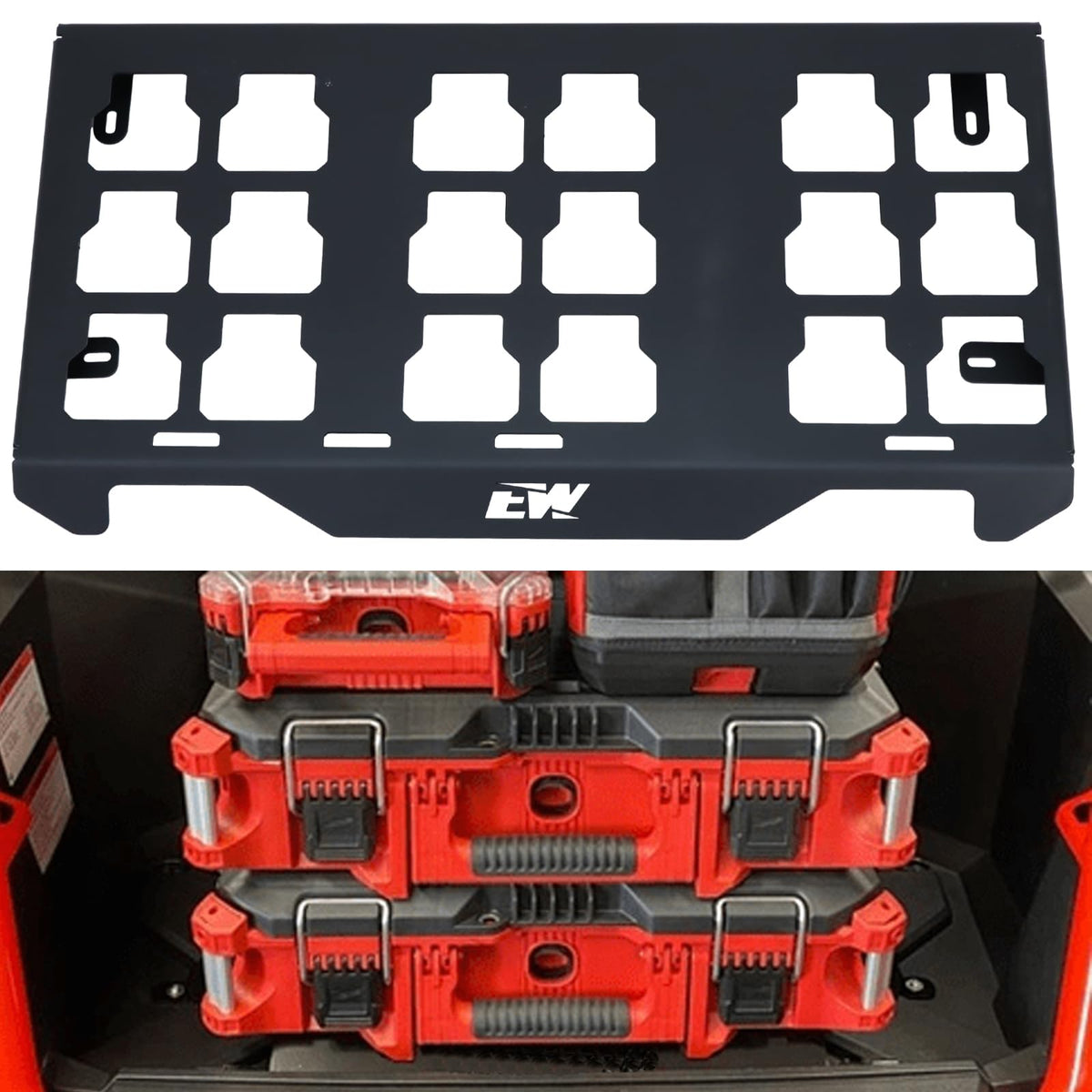 ELITEWILL Offroad Packout Mount Fit for Milwaukee Packout Compatible with Honda Talon 1000 UTV