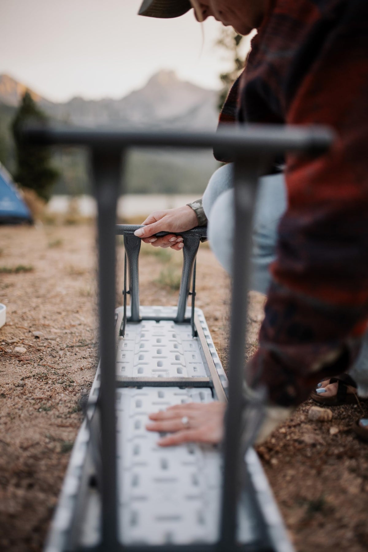 Stansport 616-100 Heavy-Duty Camp Table with Benches
