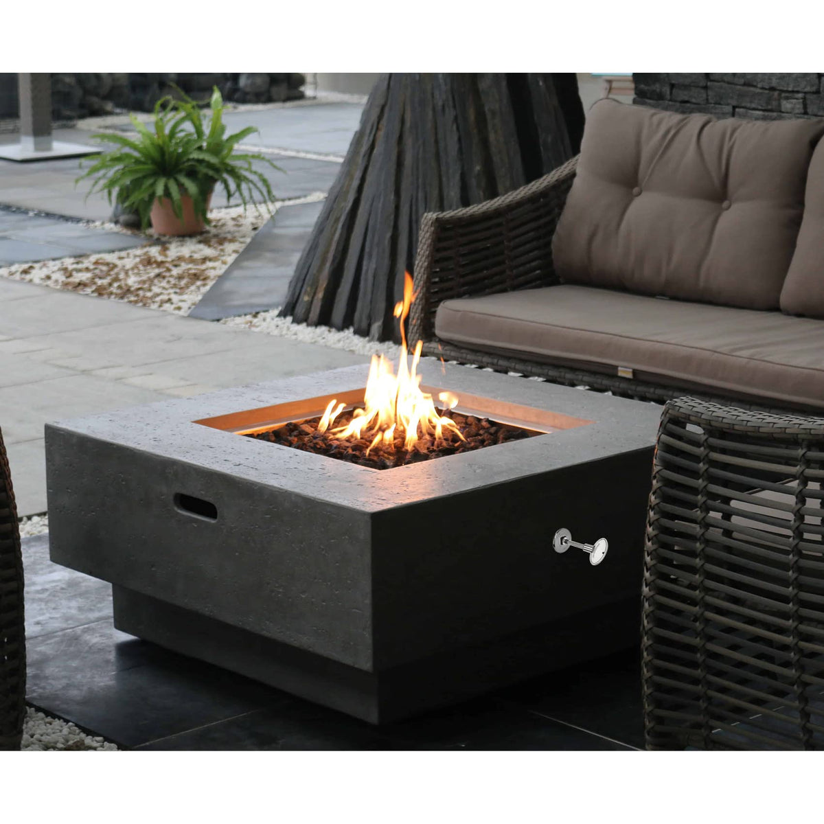 Stanbroil Natural Gas Fire Pit Stainless Steel Burner Ring Installation Kit, 18-inch