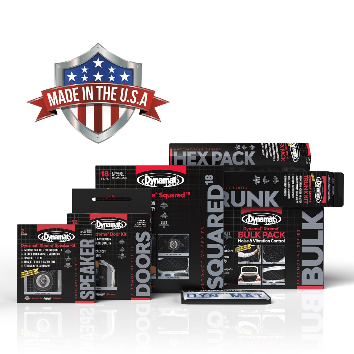 Dynamat Xtreme Sound Deadening Car Insulation Mega Pak 10465 – Noise Dampening for Floor, Doors, Panels, Hood or Trunk – Easy Self Adhesive Install – Made in USA – 9 Sheets 24”x48”, 72 sq ft total