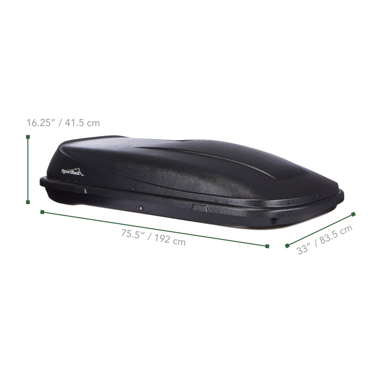 SportRack SR7016 Horizon Cargo Box, 16-Cubic Feet, Black