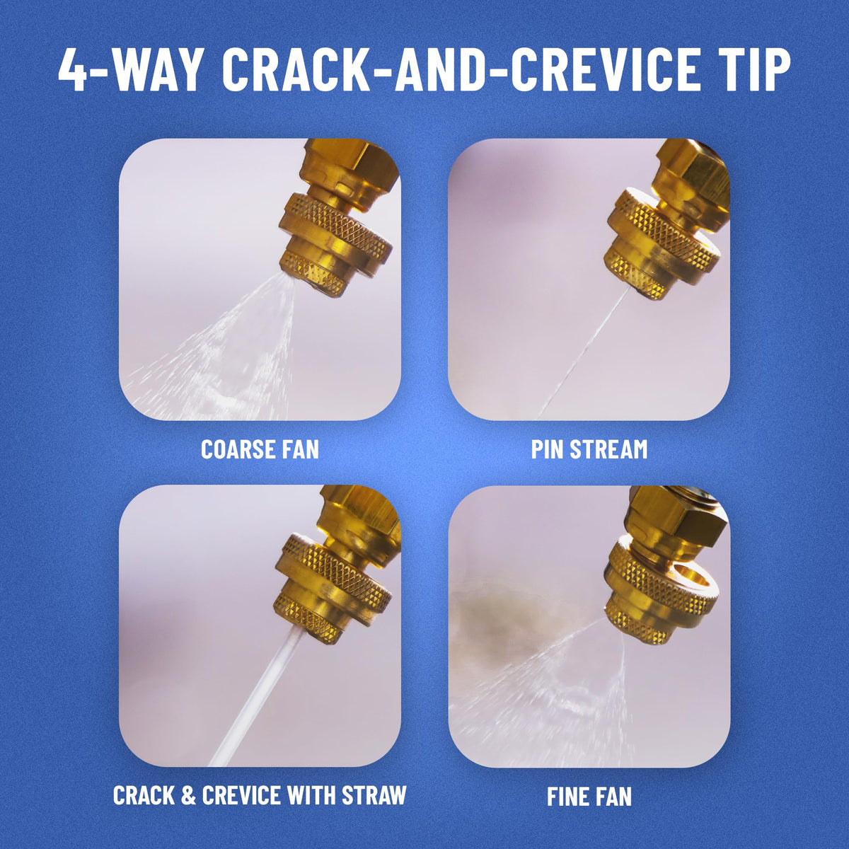 B&G - AccuSpray Elite Compact Sprayer (24000100) - 16 oz Stainless Steel Tank – Extenda-Ban Valve - 4-Way Crack & Crevice Tip – Includes Belt Holster – Adjustable Brass Nozzel – Multipurpose Spray