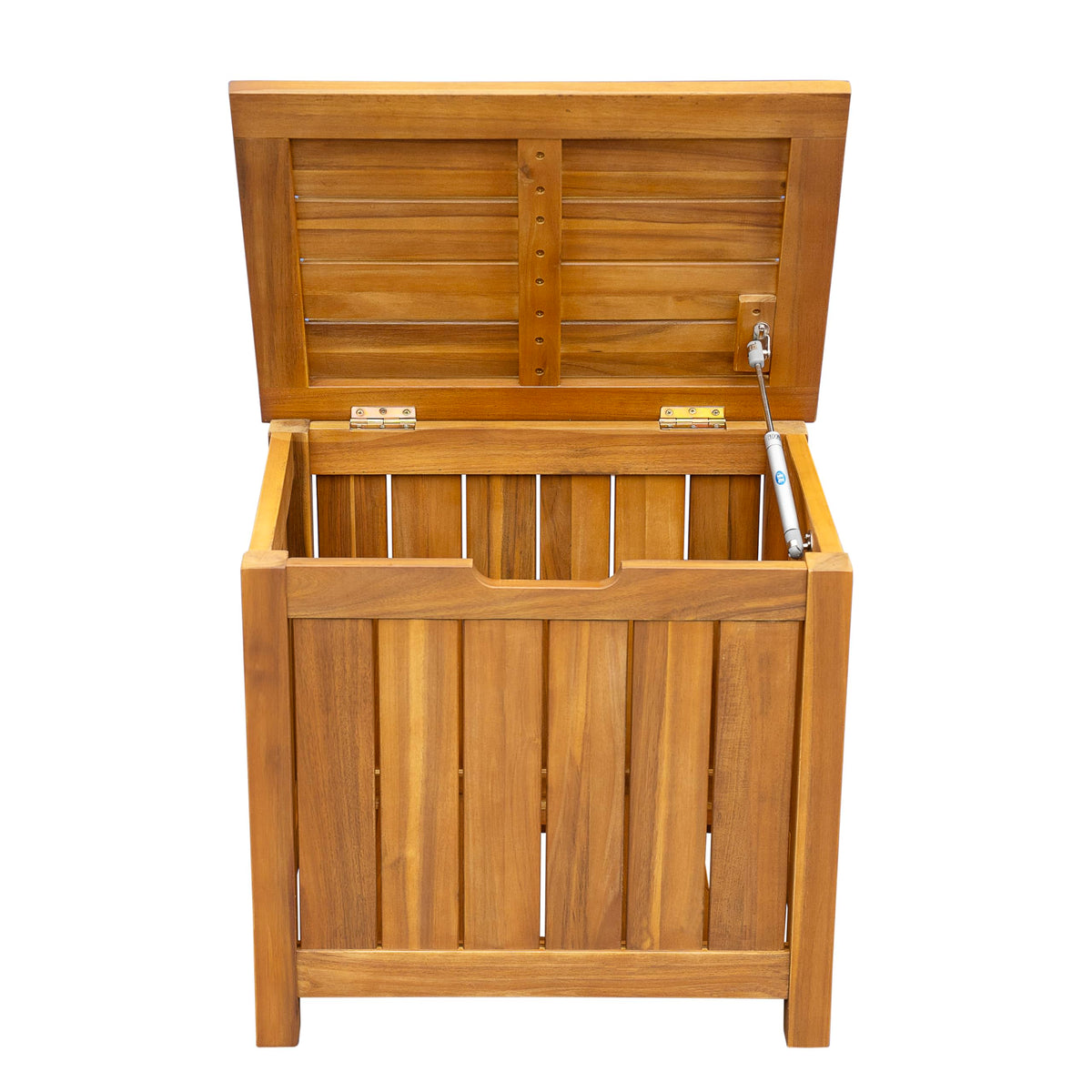 Christopher Knight Home Kensy Acacia Wood Outdoor Storage Box, 30 Gallons Wooden Patio Deck Box, Garden Backyard Storage Bench, Outdoor Storage Container for Patio Furniture Cushion, Tool, Teak Finish