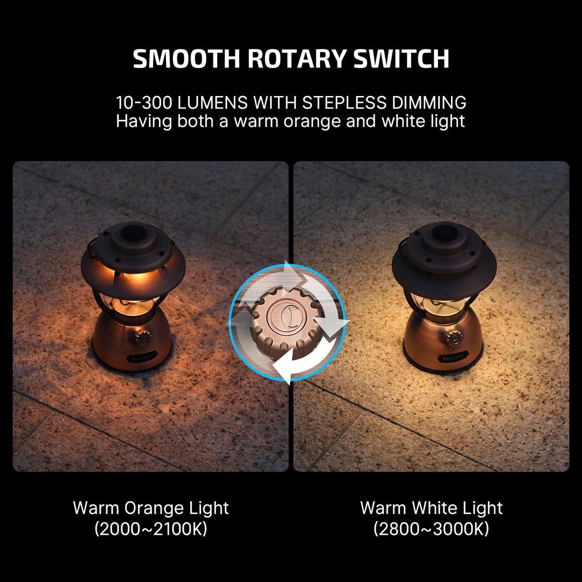 OLIGHT Ostrip2 Extend LED Strip Light Bundle with Olantern Classic 2 Pro APP Control Camping Lantern