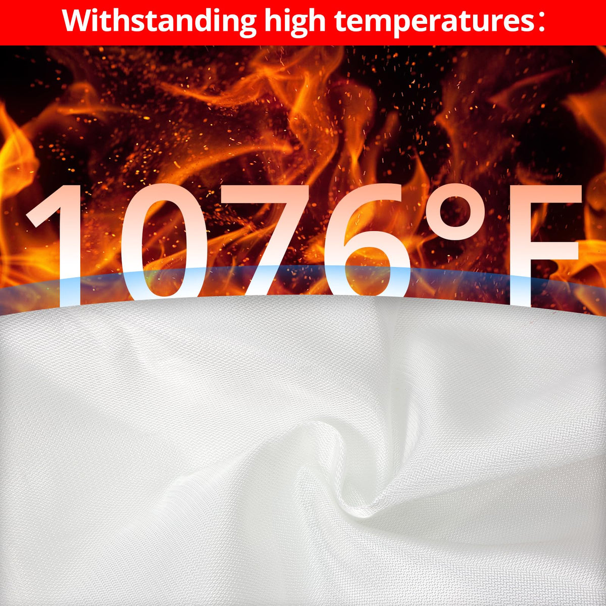 SecuCaptain Emergency Fire Blanket for Home and Kitchen - 20 Pack 40"x40" Flame Suppression Fiberglass Fire Blankets for House Camping Car Warehouse Office Emergency Survival Safety
