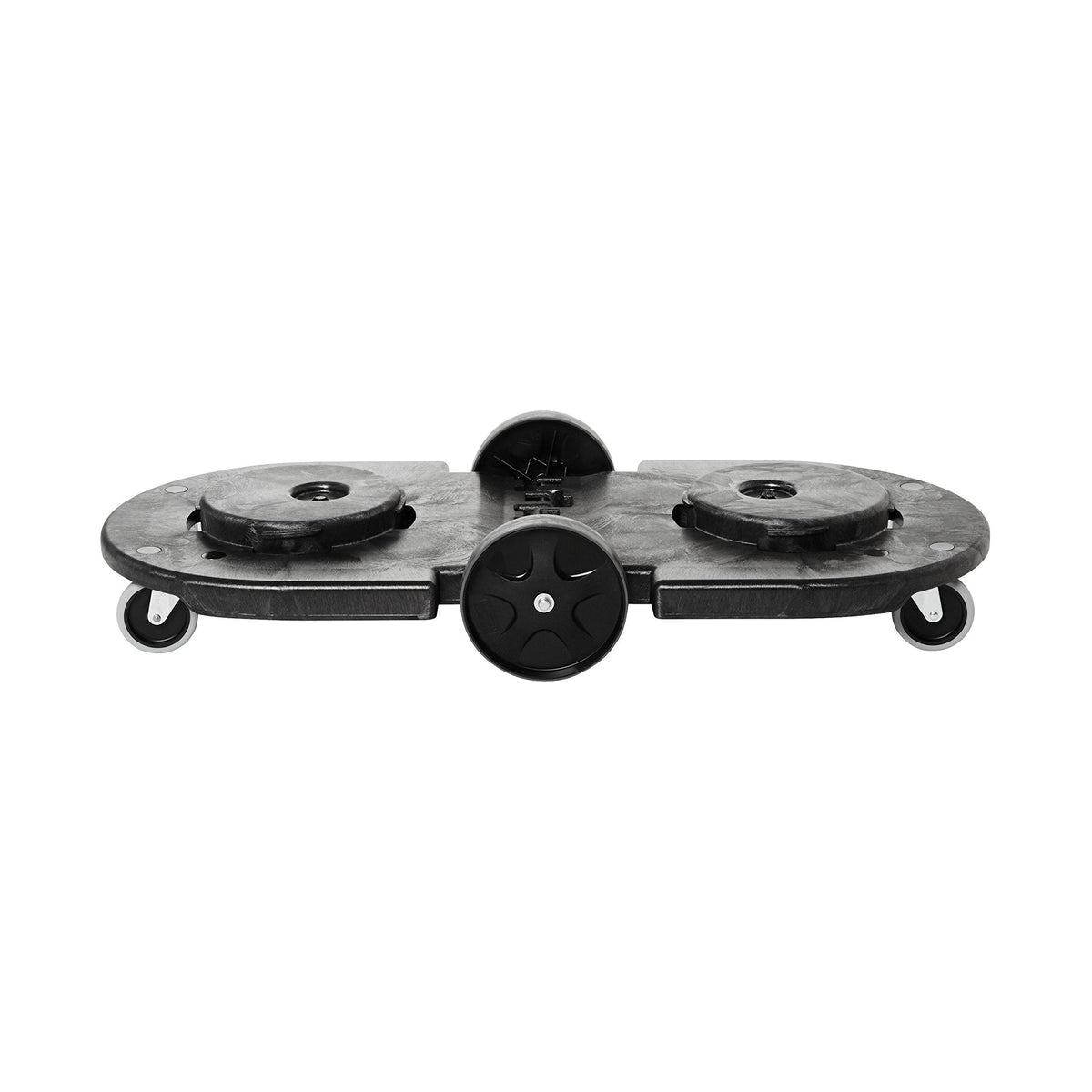 Rubbermaid Commercial Products Dolly for BRUTE Trash Can Wheels Black for Restaurants/Back of House/Offices/Warehouses/Airports/Commercial Environments