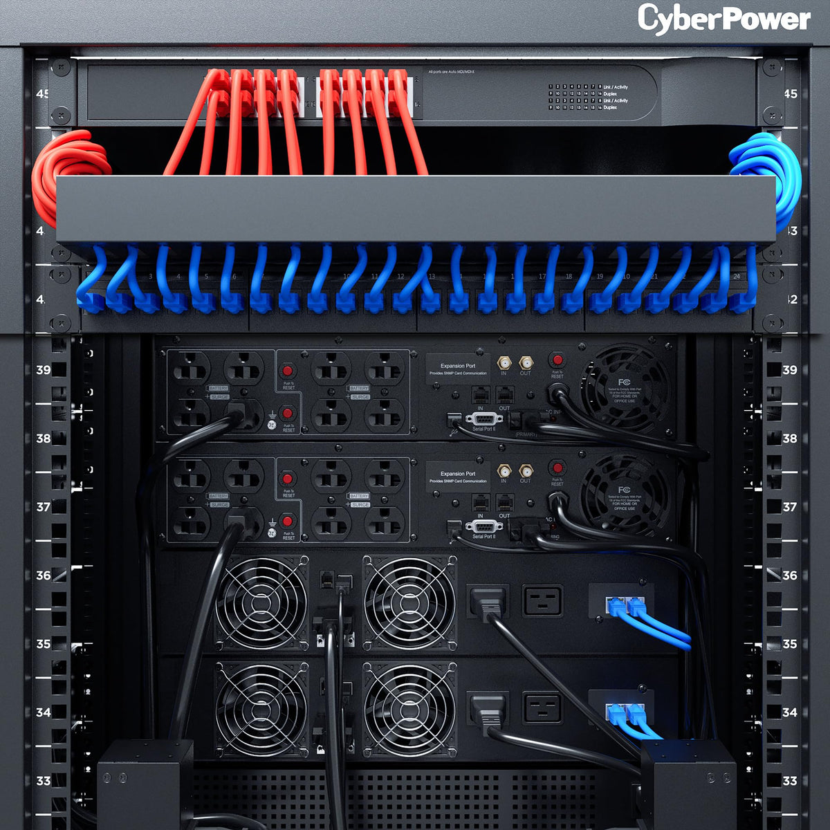 CyberPower OR2200PFCRT2U PFC Sinewave UPS Battery Backup and Surge Protector, 2000VA/1540W, 8 Outlets, AVR, 2U Rack/Tower, UL Certified