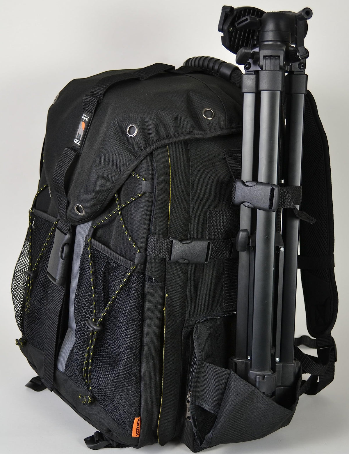 Ape Case, ACPRO2000, Large backpack, Laptop compartment, Padded, Rain cover included, Adjustable straps, Camera Backpack, Equipment bag, Black (ACPRO2000)