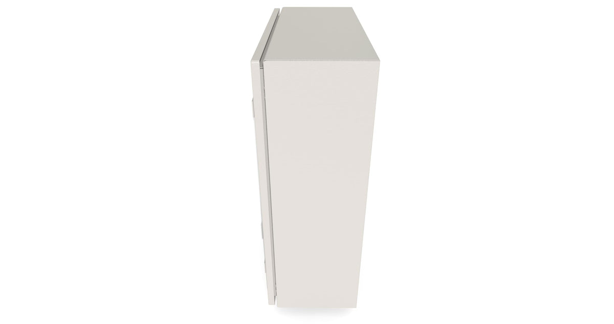 Rittal 8017.546, WM wall-mounted enclosure, Single Door, Carbon Steel, 23.6" Height x 19.7" Width x 8.27" Depth