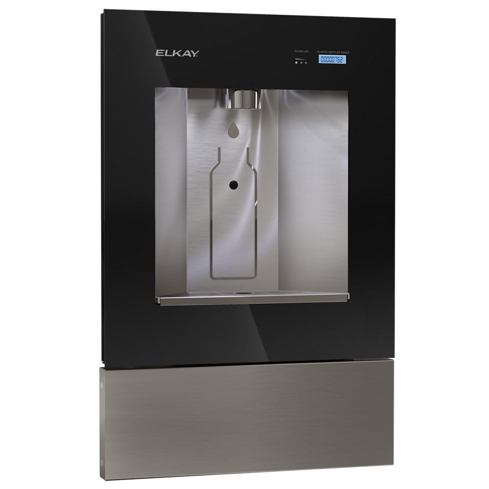 Elkay LBWDC00BKC Liv Pro In-Wall Commercial Filtered Water Dispenser Non-refrigerated Midnight