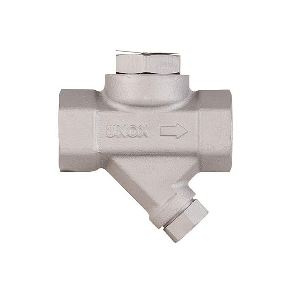 UNOX 3/4" Thermodynamic Steam Trap Max 600 psi Working Pressure, Threaded Forged Steel Body, Max 752°F Working Temperature For High-Pressure Steam Systems, Boilers, Refineries, Power Plants, and HVAC