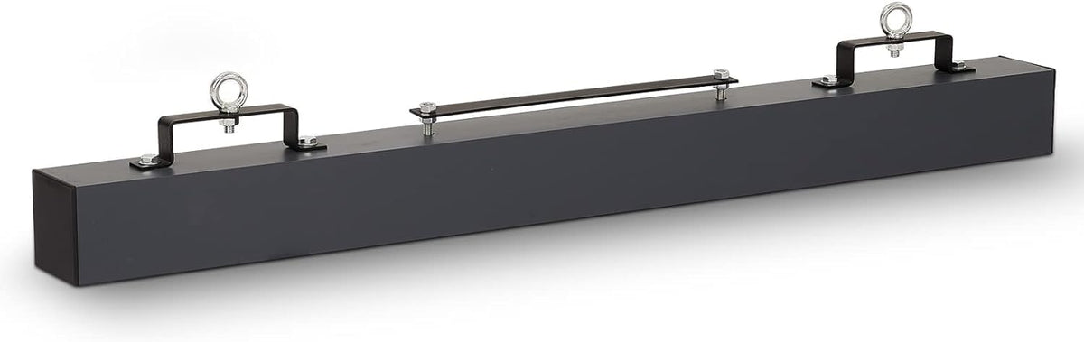 60" Heavy Duty Magnetic Sweeper - 140LB Capacity Industrial Magnet Bar for Nails, Screws & Metal Debris - Quick Release Lever for Construction Sites & Driveways