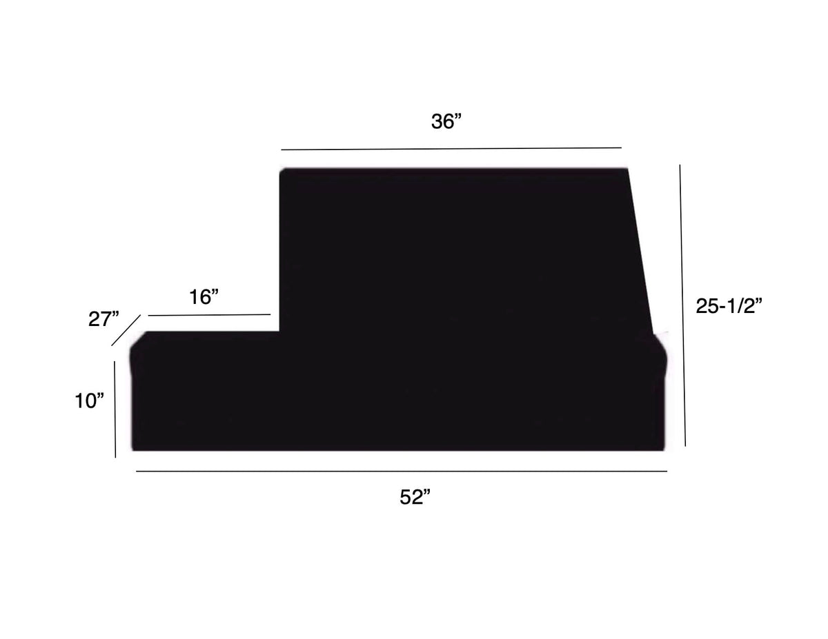 Windproof Covers 52” Heavy Duty Premium Quality BBQ Grill Cover to Dacor Grill with Side Burner Built-in