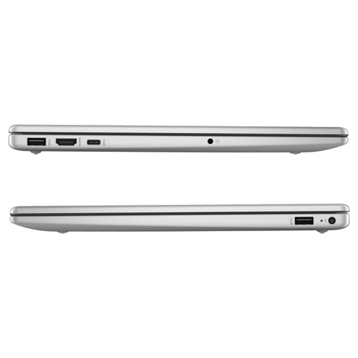 HP 15.6" Portable Laptop, HD Display, Intel Quad-Core N200 Processor, 16GB RAM, 128GB Storage, Wi-Fi 6, Webcam, HDMI, Numeric Keypad, Windows 11 Home, Silver
