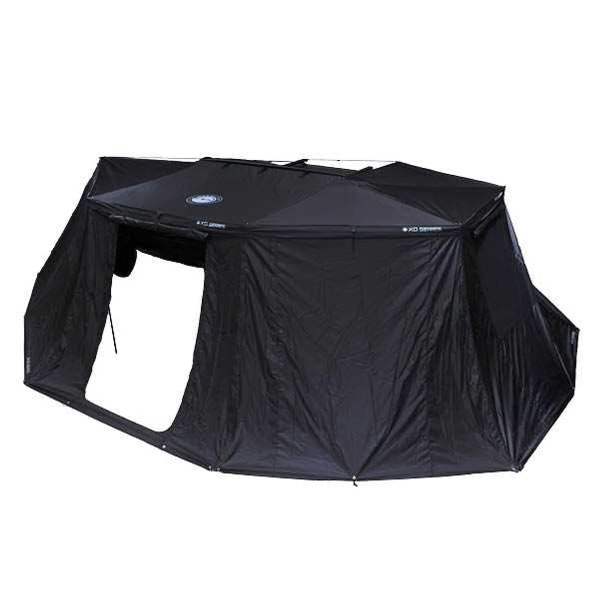 Overland Vehicle Systems - XD Nomadic 270 - Awning Wall 3 W/Black Out, Driver Side, Grey Hex, Black Trim W/Storage Bag