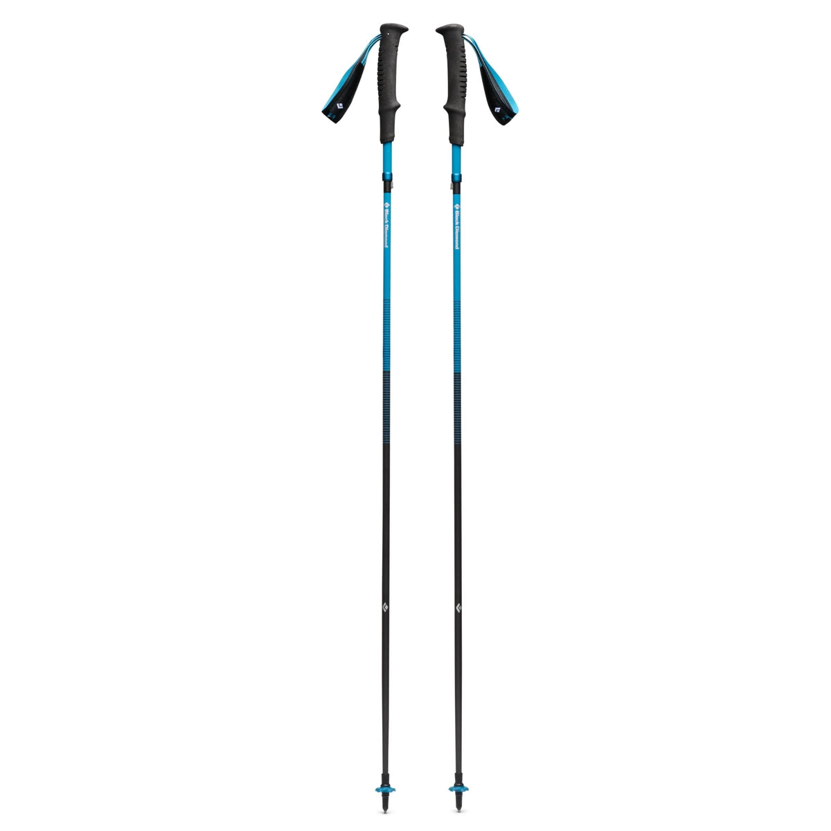 BLACK DIAMOND Distance Carbon Z Trekking Poles (Pair) | Ultralight Carbon Fiber | Z-Pole Folding Design | for Running & Hiking | Desert Sky | 110 cm