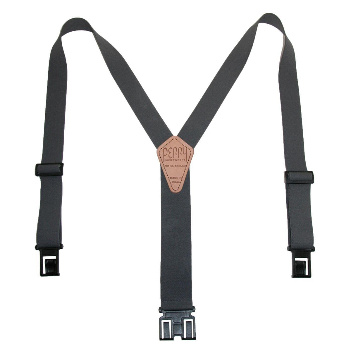 LARGE GREY BIG AND TALL SUSPENDERS