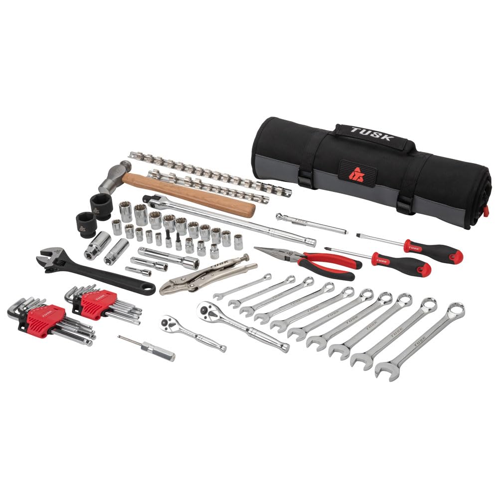 Tusk UTV Tool Roll Kit with Belt Removal Tools Compatible with Can-Am Maverick X3 72 Inch 2017-2026/X3 64 Inch 2021-2026
