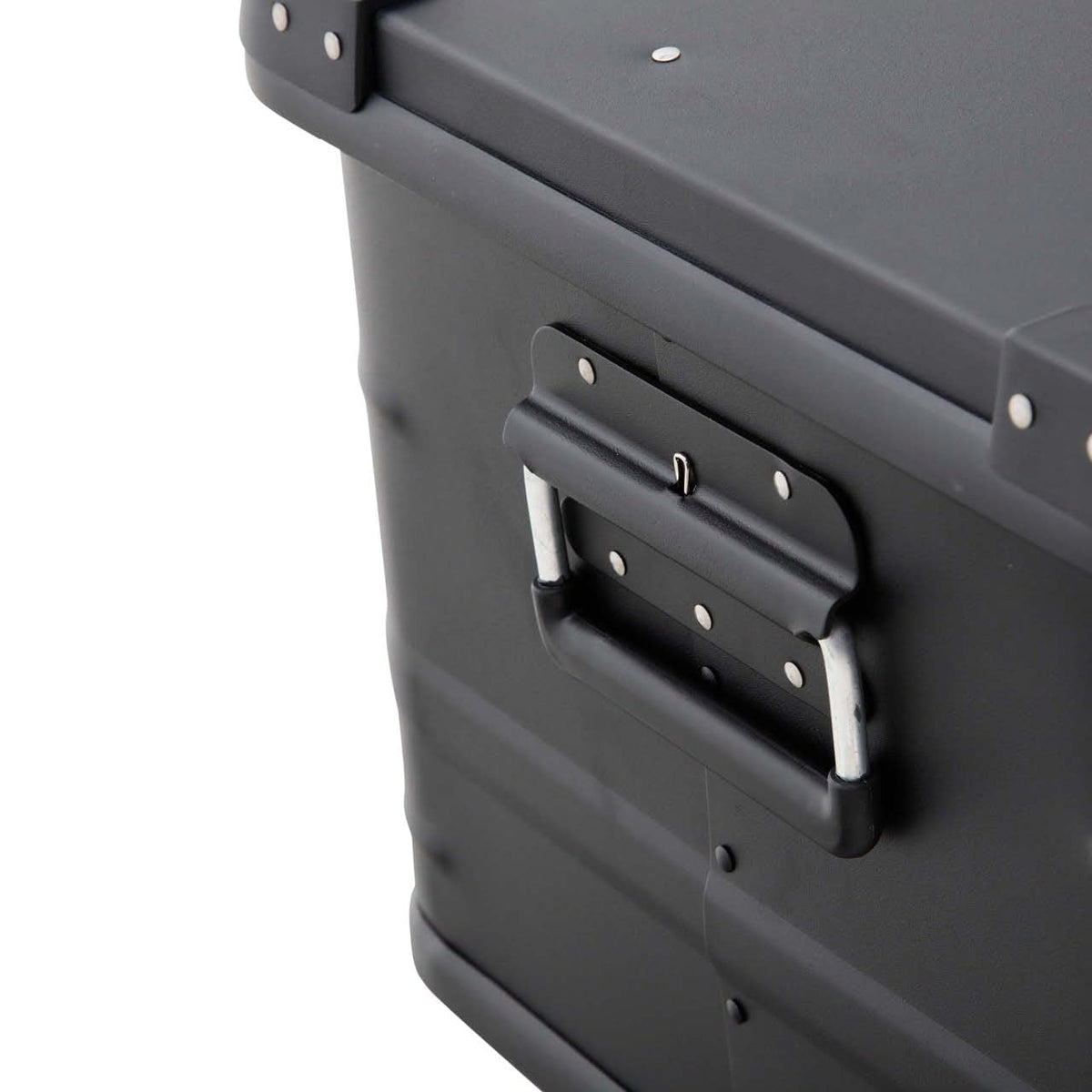 Overland Vehicle Systems Aluminum Box Storage 53QT - Universal Purpose - Heavy Duty Foldable Handles - Heavy Duty Nylon Interior Straps - Boxes are Stackable