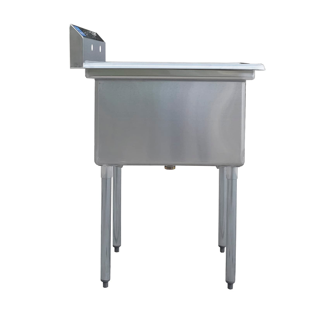 AmGood Stainless Steel Prep & Utility Sink | 304 Stainless Steel | Overall Size: 29 3/4" x 23 5/8" | Restaurant, Kitchen, Laundry, Garage | NSF (Bowl Size: 24" x 18" No Faucet)