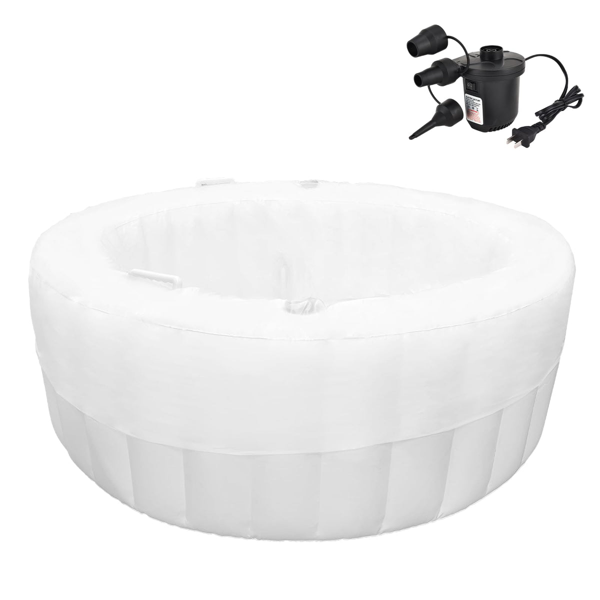 Besutosera Birth Pool in Creamy Marshmallow with Birth Pool Liner Set, Premium Birth Tub, Birthing Pool for Home Birth, Home Birth Tub, Birthing Tub Quick Inflation and Convenient