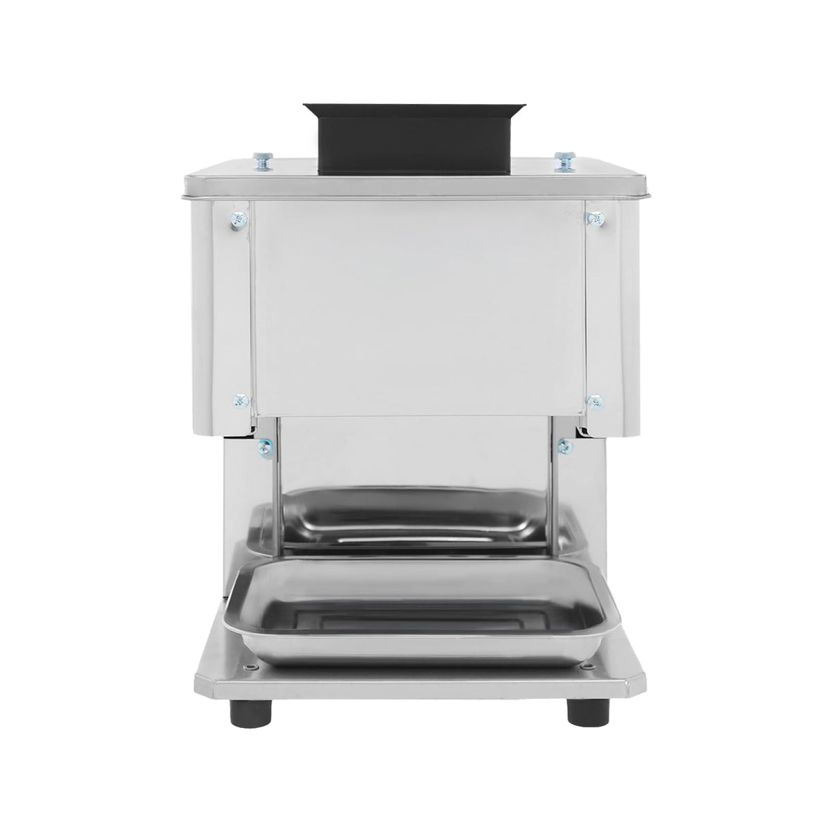 10mm Commercial Meat Silcer 1500W Electric Meat Cutter Machine Heavy Duty Meat Cuber Machine for Beef Turkey Chicken Pork and Fish 330.69Lbs/H (10mm/0.39in)
