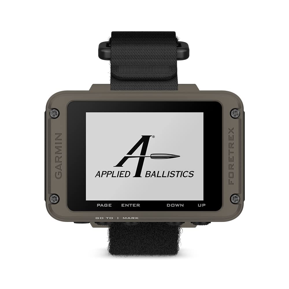 Garmin Foretrex 901, Ballistics Edition, Wrist-Mounted GPS Navigators, Upgraded Multi-Band GNSS, Longer Battery Life