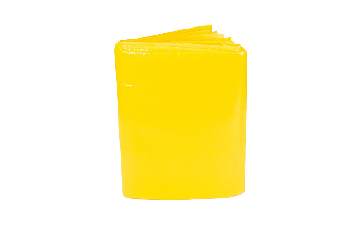 Primacare CSCB-6821 Disposable Transport Emergency Blanket, Lightweight and Warerproof, Blanket for Outdoors, Camping, First Aid, Hiking, Survival, 60” x 90”, Yellow (Pack of 18)