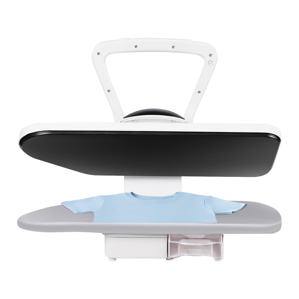 Intelligent Steam Press for Clothes, 1600W Digital Steam Press with 5 Fabric Settings and Overheating Protection, 35.8" Large Ironing Area w/Touch Screen & Voice Prompts for Sheets, etc