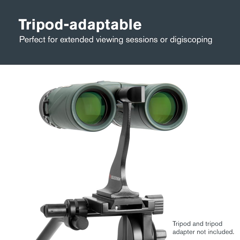Celestron - Nature DX 10x32 Binoculars – Ideal for Birding and Outdoors – 32mm Objective Lenses – Wide 7.4° Field of View – BaK-4 Prisms – Fully Multi-Coated – Waterproof and Fogproof