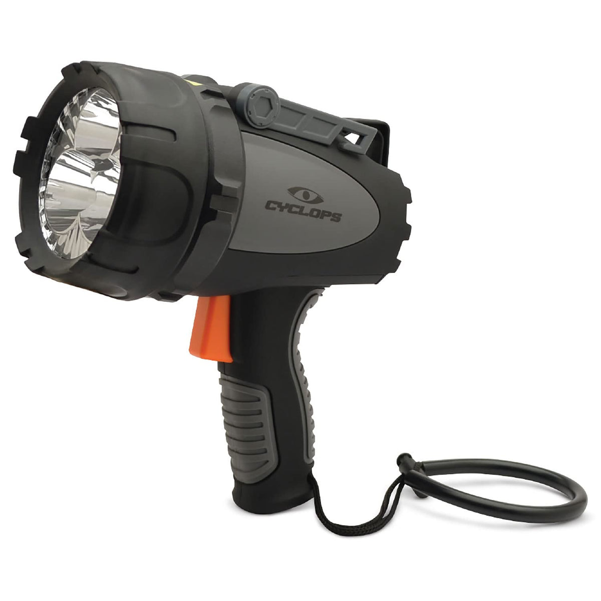 Cyclops Rechargeable 4500 Lumen Portable Handheld REVO Spotlight Flashlight with Car Charger/Adapter