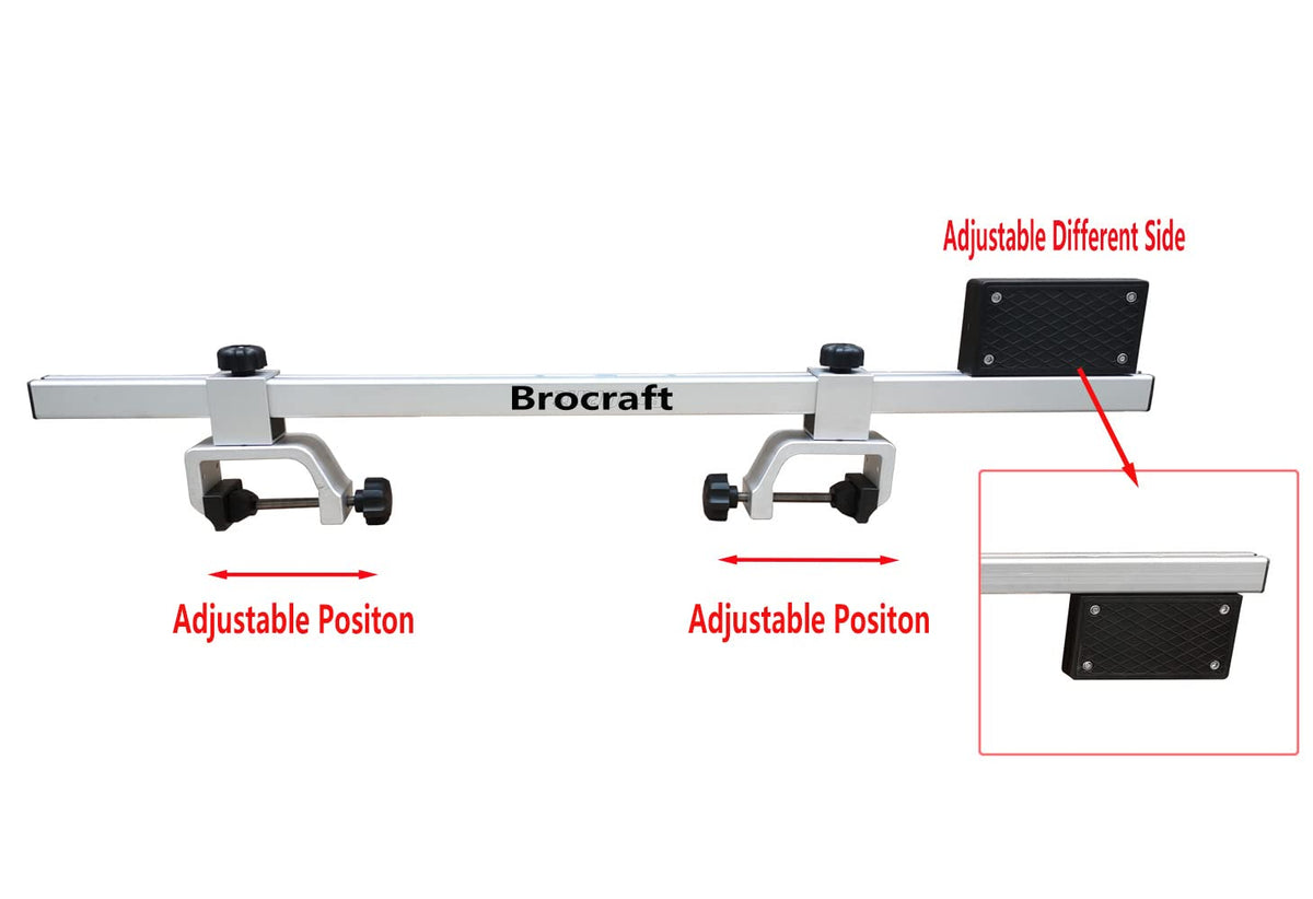 Brocraft Adjustable Canoe Trolling Motor Mount – Universal Width-Adjustable Motor Bracket for Canoes