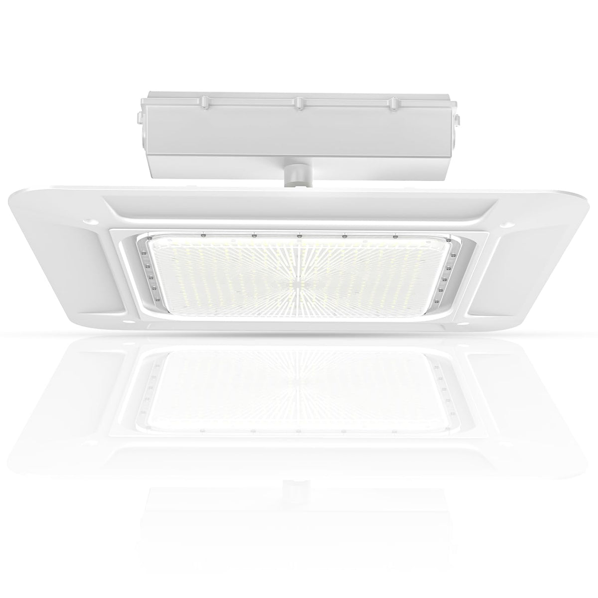 OSTEK 240W LED Canopy Light, 33,600LM 5700K, IP65 Waterproof Super Slim Gas Station Light, 1000W HID/HPS Equivalent, Surface Mount Fixture for Parking Lots, Warehouses, Airports, 100-277V