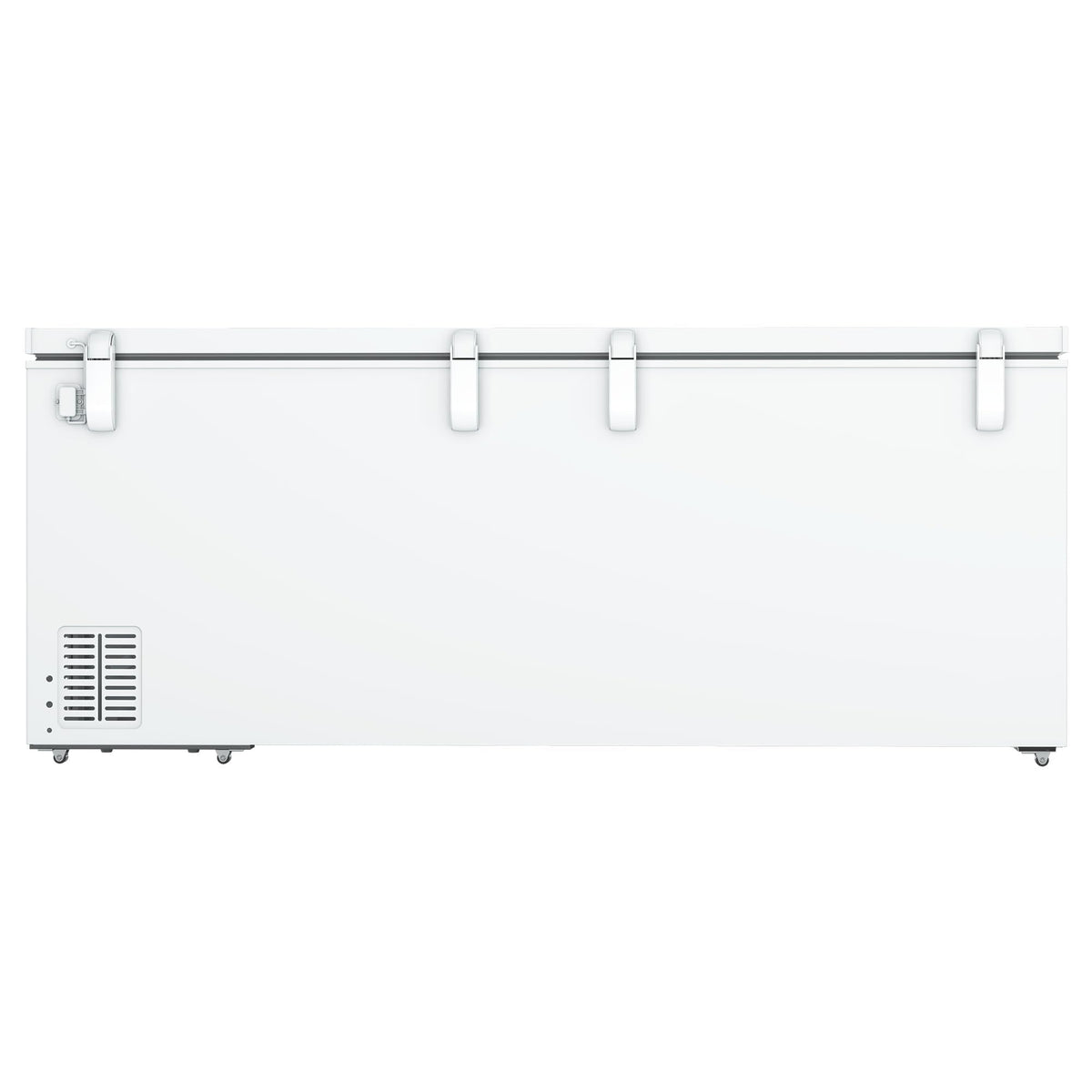 21 Cu. Ft. Convertible Refrigerator/Chest Freezer, Commercial Chest Freezer with 2 Baskets Top Opening, Easy Defrost Drain, for Home, Apartment, Basement, Garage, White
