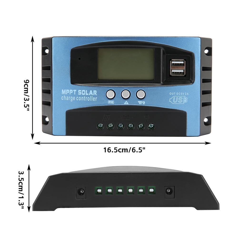 600 Watt Solar Panel Kit with High Efficiency Monocrystalline 300 Watt 2pcs Rv Solar Panels Kit and 30a MPPT Charge Controller for 12 Volt System Battery and Inverter (600w kit)