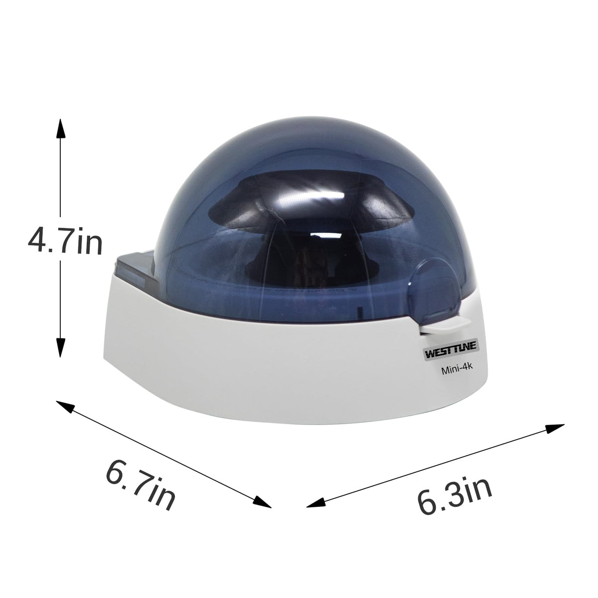 WEST TUNE 4000 RPM Microcentrifuge,Mini Lab Benchtop Centrifuge,Scientific Centrifuge Machine