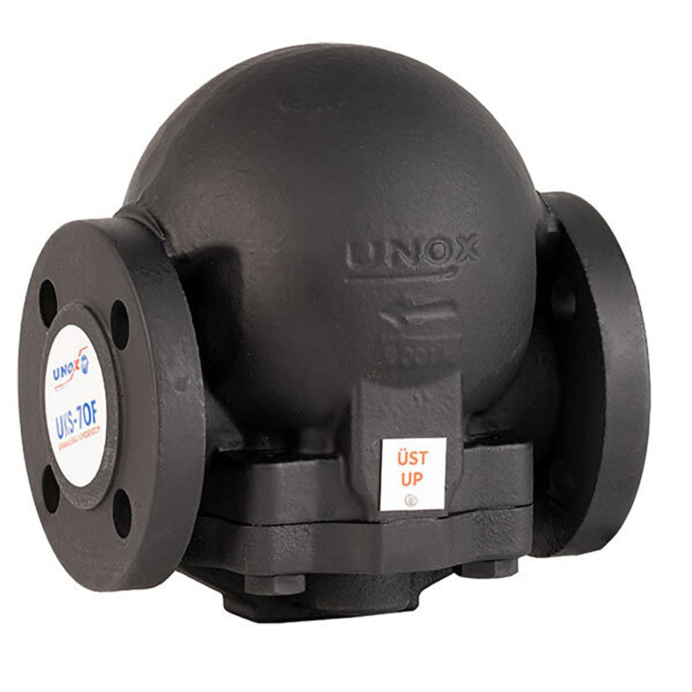 Unox DN25 Ball Float Steam Trap, Thermostatic, ANSI Class150 Flanged