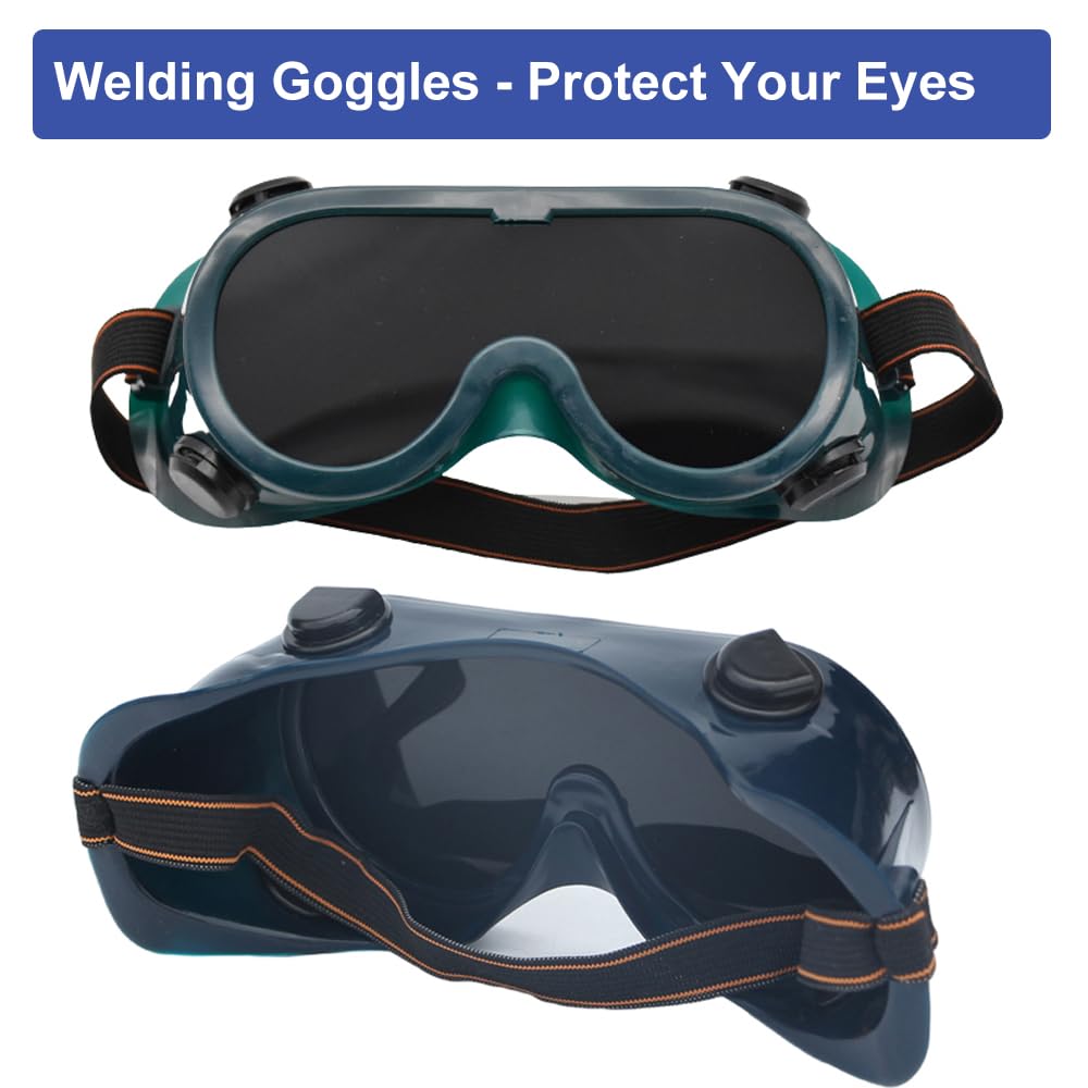 Cutting Torch Set Oxy Acetylene Torch Kit, Portable Gas Cutting Torch and Welding Kit with Acetylene Oxygen Gas Regulator Gas Hose Welding Glasses Storage Case and Accesseries