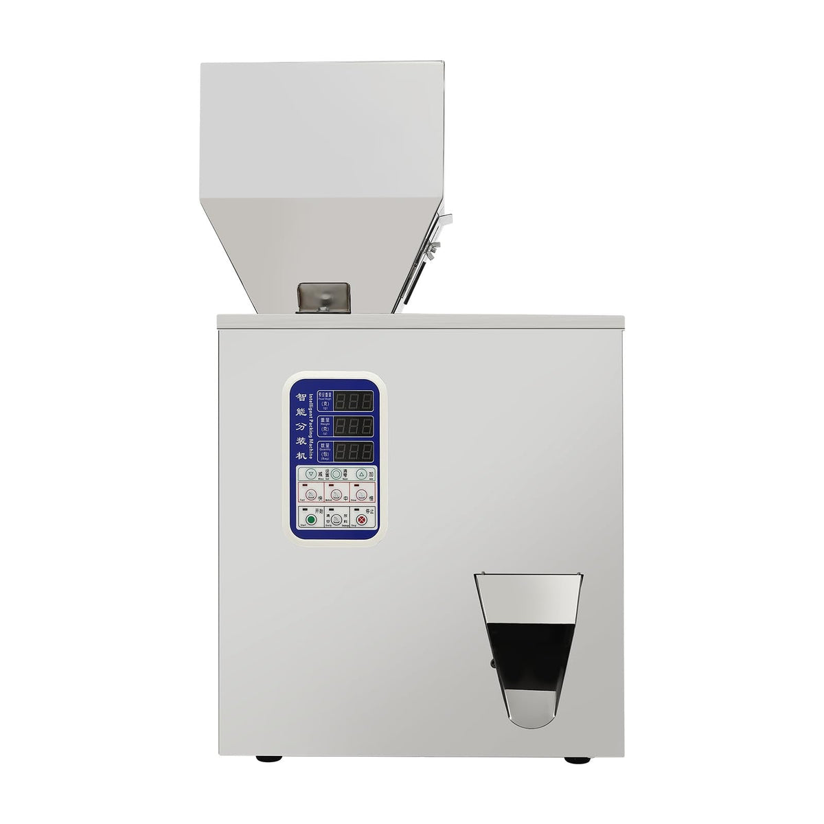ONEUPING Automatic Particle Filling Machine 1-200g Adjustable Powder Weighing Filler Particle Dispenser, 180W Granule Filling Machine with 3 Speeds for Flour, Grain, Herb, Seed, Coffee Bean, Glitter