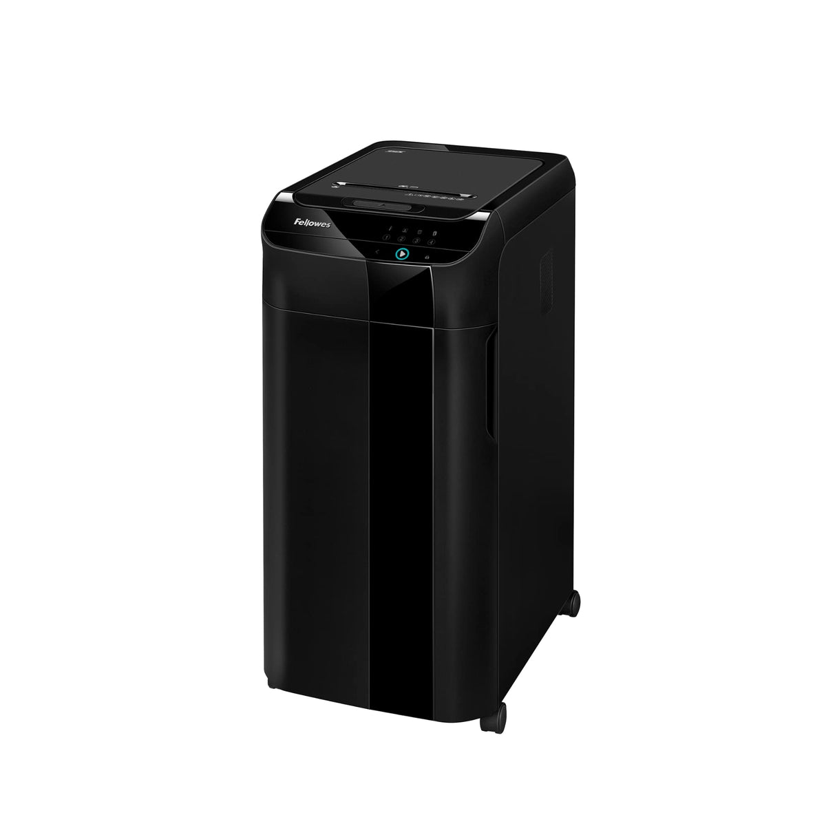 Fellowes AutoMax 350C Cross-Cut Commercial Office Auto Feed 2-in-1 Paper Shredder with 350 Sheet Capacity, Black (4694001)
